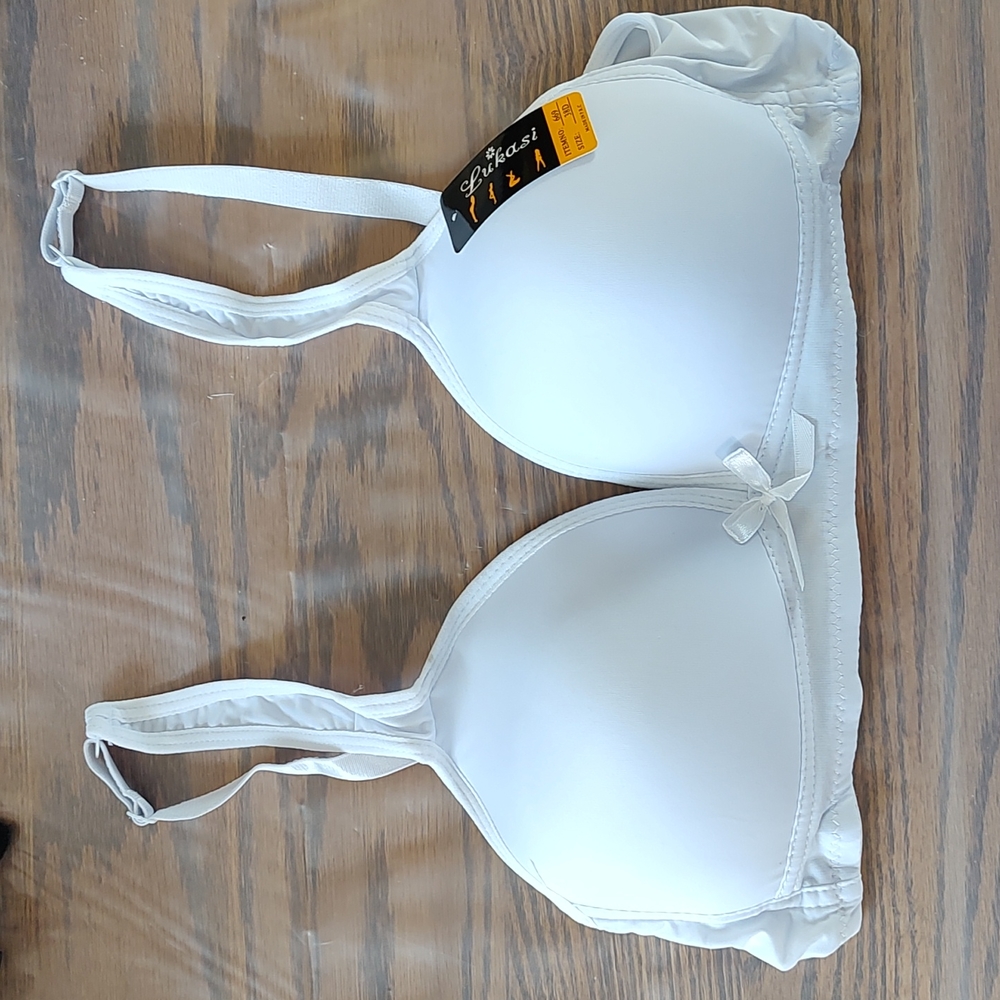 White Bra with Padded Cups